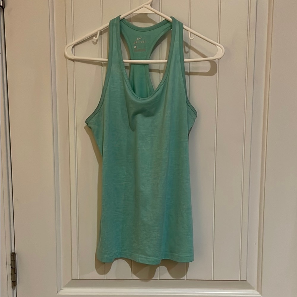 Nike small mint green Women's Tank Top